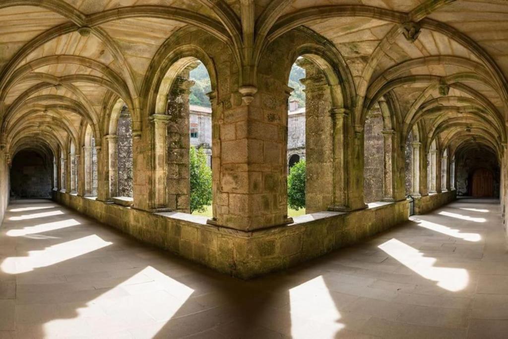 Apartamento Con Jardin Y Piscina Temporada Verano Privados Samieira Bagian luar foto