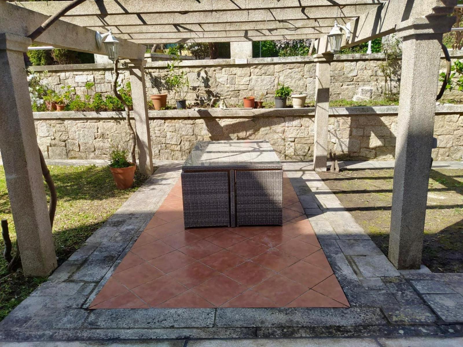 Apartamento Con Jardin Y Piscina Temporada Verano Privados Samieira Bagian luar foto