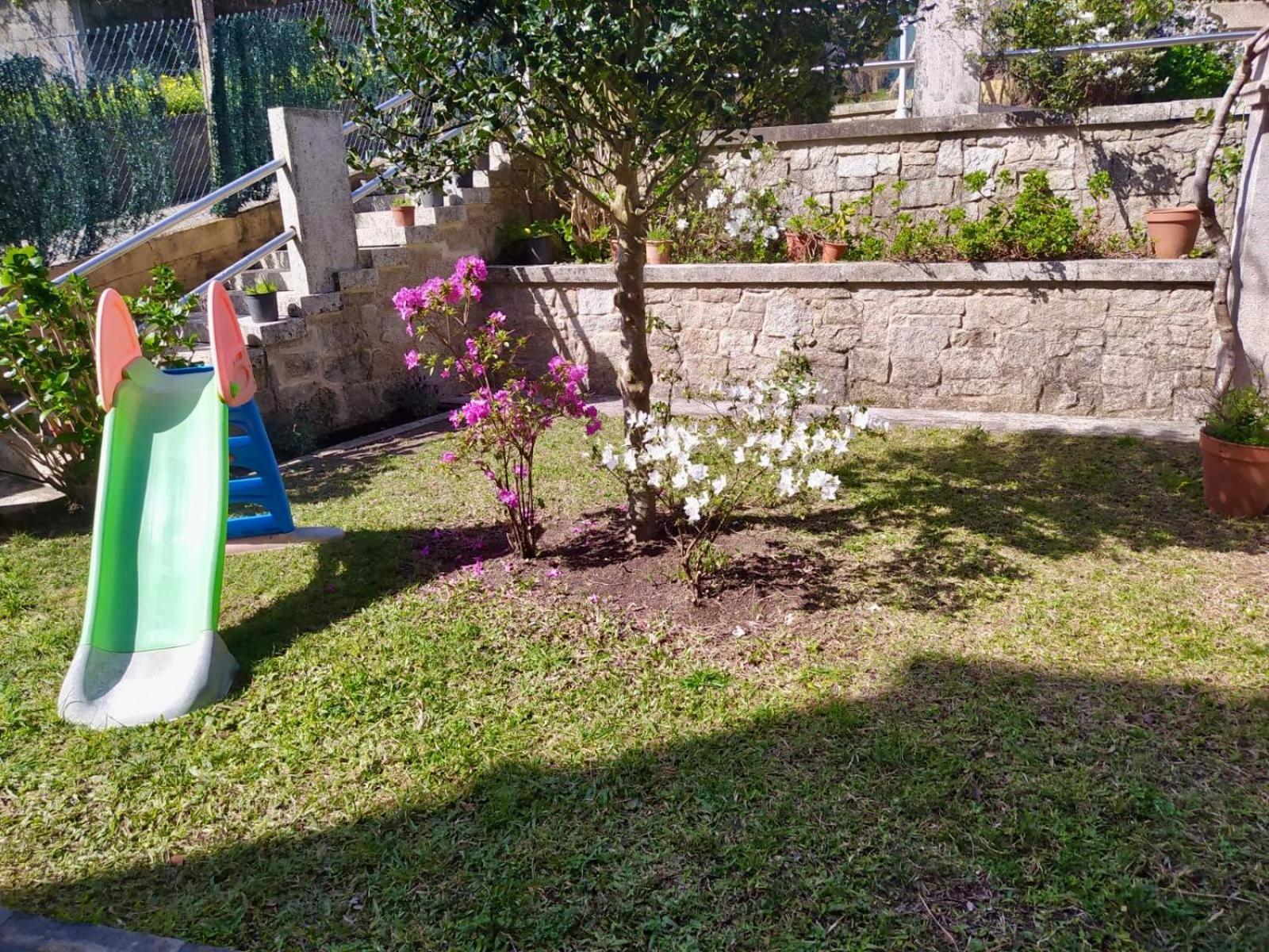 Apartamento Con Jardin Y Piscina Temporada Verano Privados Samieira Bagian luar foto