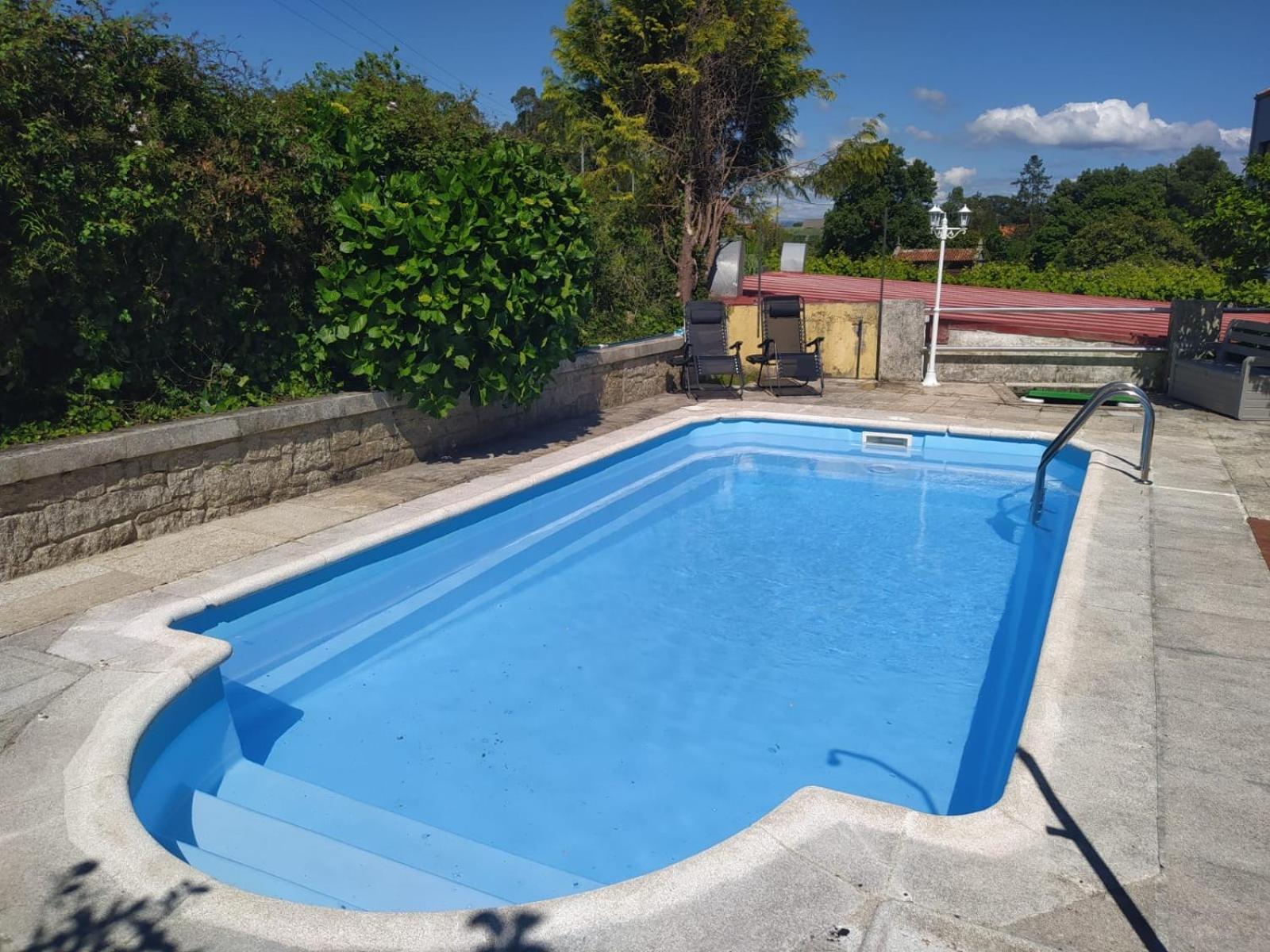 Apartamento Con Jardin Y Piscina Temporada Verano Privados Samieira Bagian luar foto
